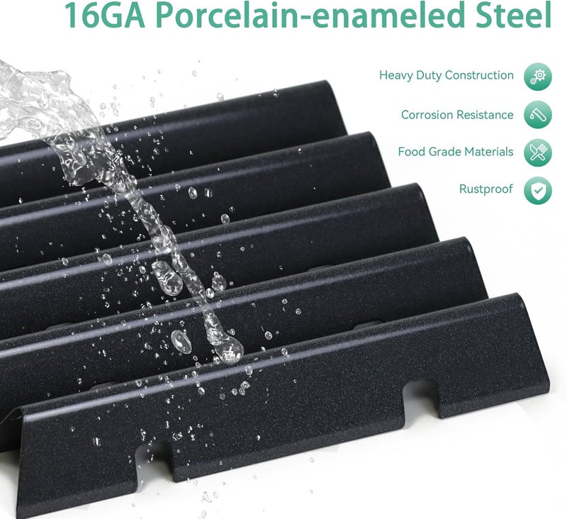 COGRICHBF Spirit II E310 67046 7636 Flavorizer Bars for Weber Spirit II & I & GS4 Spirit II E310 E320 S310 S320 Grills with Front Mounted, 15.3 inch Heat Plate Flame Guard for Weber 67046 69797 68843 Parts - Image 4